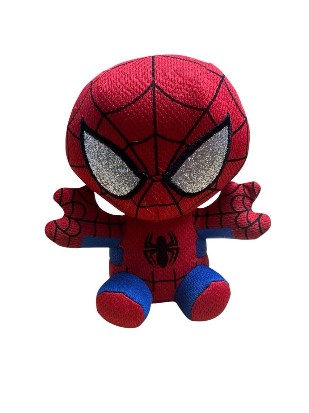 TY Marvel Baby Avengers Beanie Plush Stuffed  Spiderman Unusual Glitter Eyes 6" - Picture 4 of 4